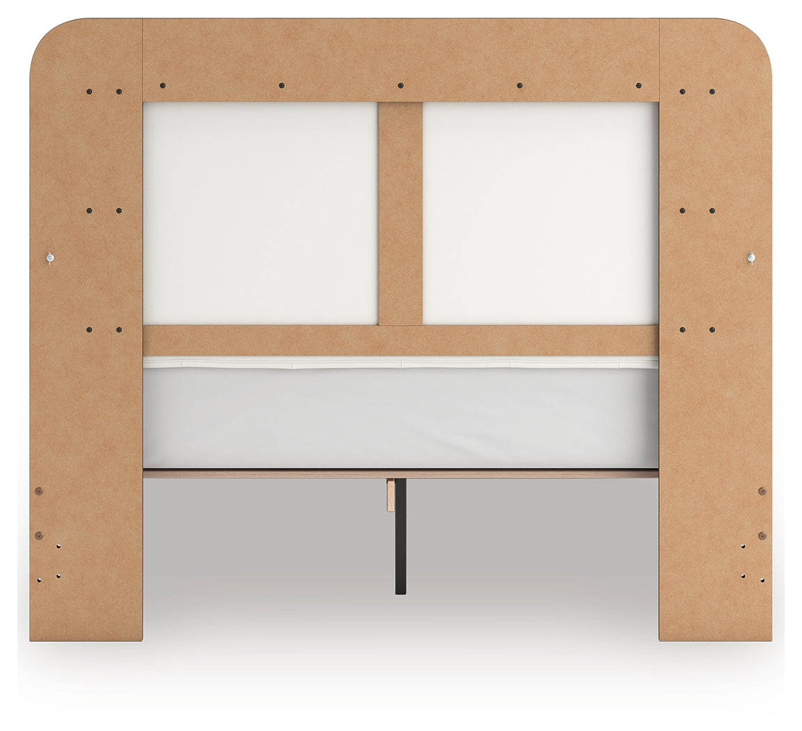 Kendanport Queen Upholstered Bed, Dresser and Nightstand (Bed Size: Queen)