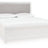 Maeling Queen Upholstered Panel Bed (Color: White, Bed Size: King)