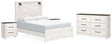 Gerridan 6-Piece Queen Panel Bed with Dresser and 2 Nightstands (Queen Panel Footboard, Queen Panel Headboard, Queen Rails, Dresser, Nightstand, Nightstand)