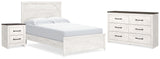 Gerridan Queen Panel Bed, Dresser and Nightstand (Bed Size: Queen)