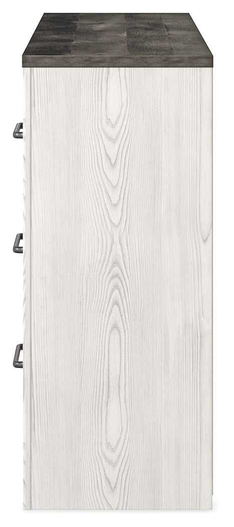 Gerridan 4-Piece King Panel Bed with Dresser (King Panel Footboard, King Panel Headboard, King Rails, Dresser)