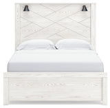 Gerridan 6-Piece Queen Panel Bed with Dresser and 2 Nightstands (Queen Panel Footboard, Queen Panel Headboard, Queen Rails, Dresser, Nightstand, Nightstand)