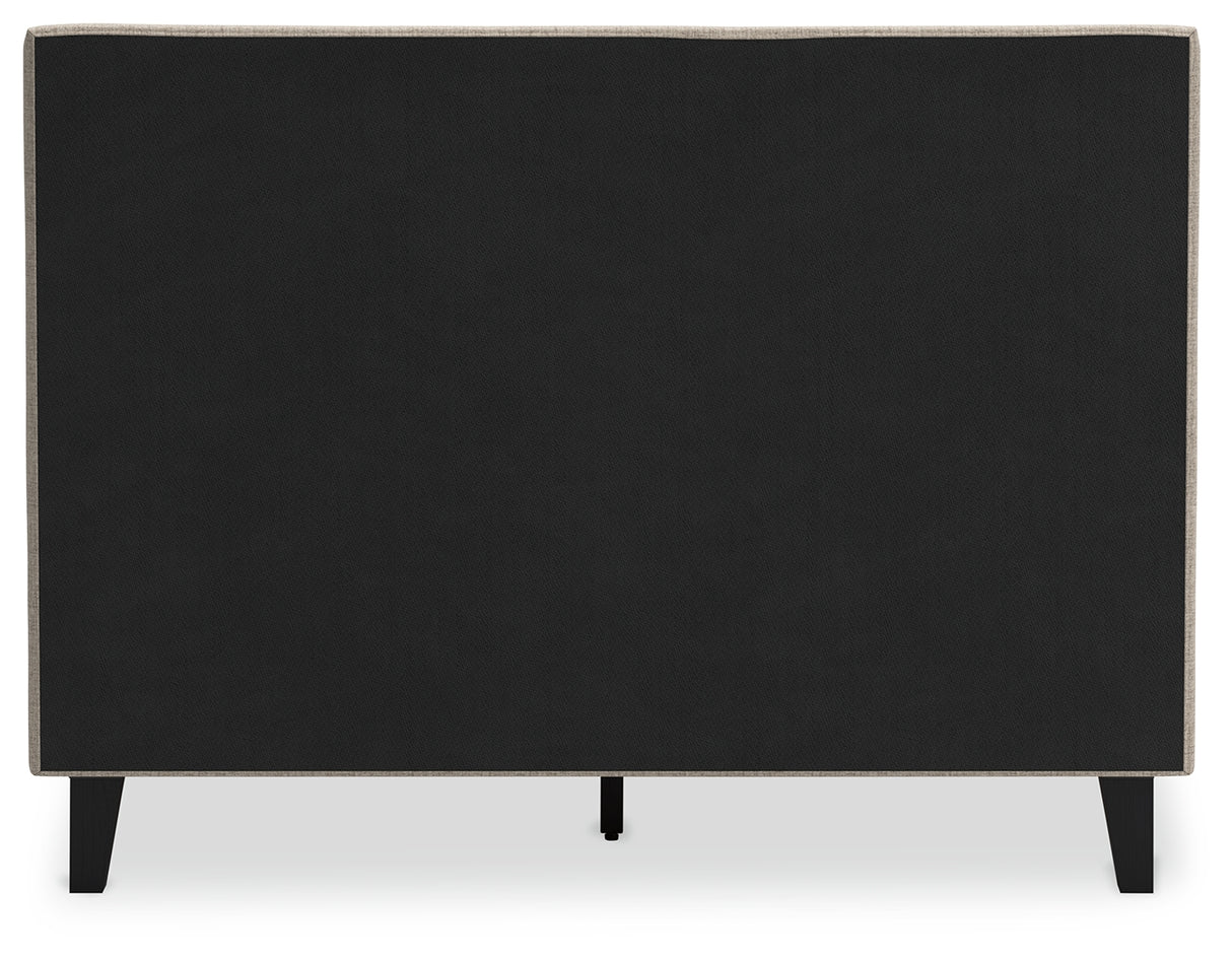 Cielden Queen Upholstered Bed with Roll Slats (Bed Size: Full)