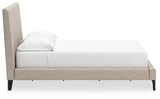 Cielden Queen Upholstered Bed with Roll Slats (Bed Size: Full)