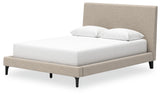 Cielden Queen Upholstered Bed with Roll Slats (Bed Size: Queen)