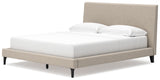Cielden California King Upholstered Bed with Roll Slats