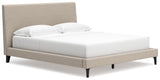 Cielden California King Upholstered Bed with Roll Slats