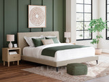 Cielden California King Upholstered Bed with Roll Slats