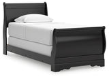 Huey Vineyard Queen Sleigh Bed (Bed Size: Twin)