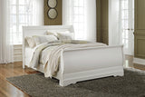 Anarasia Queen Sleigh Bed, Dresser, Mirror and 2 Nightstands
