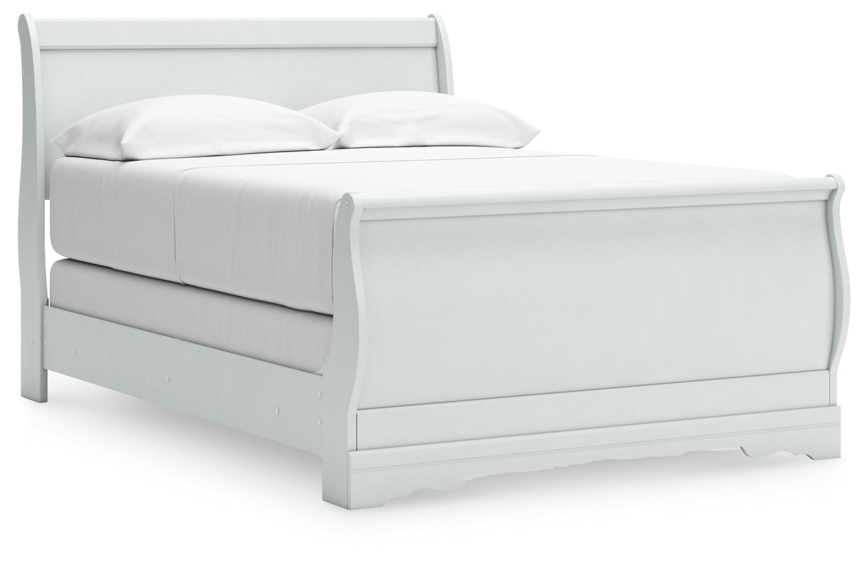 Anarasia Queen Sleigh Bed (Bed Size: Full)