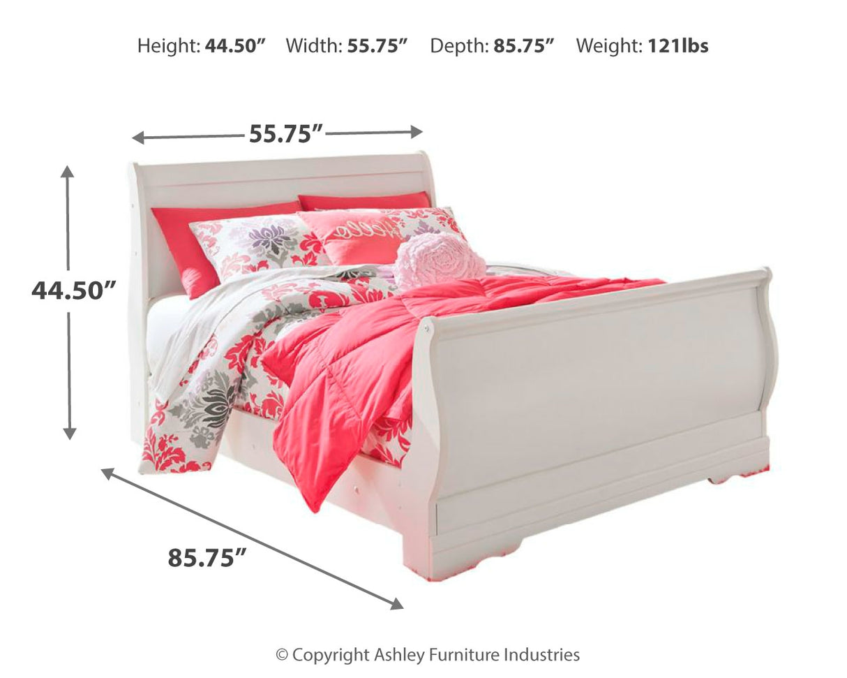 Anarasia Full Sleigh Bed (Variation Bed Size: Full)