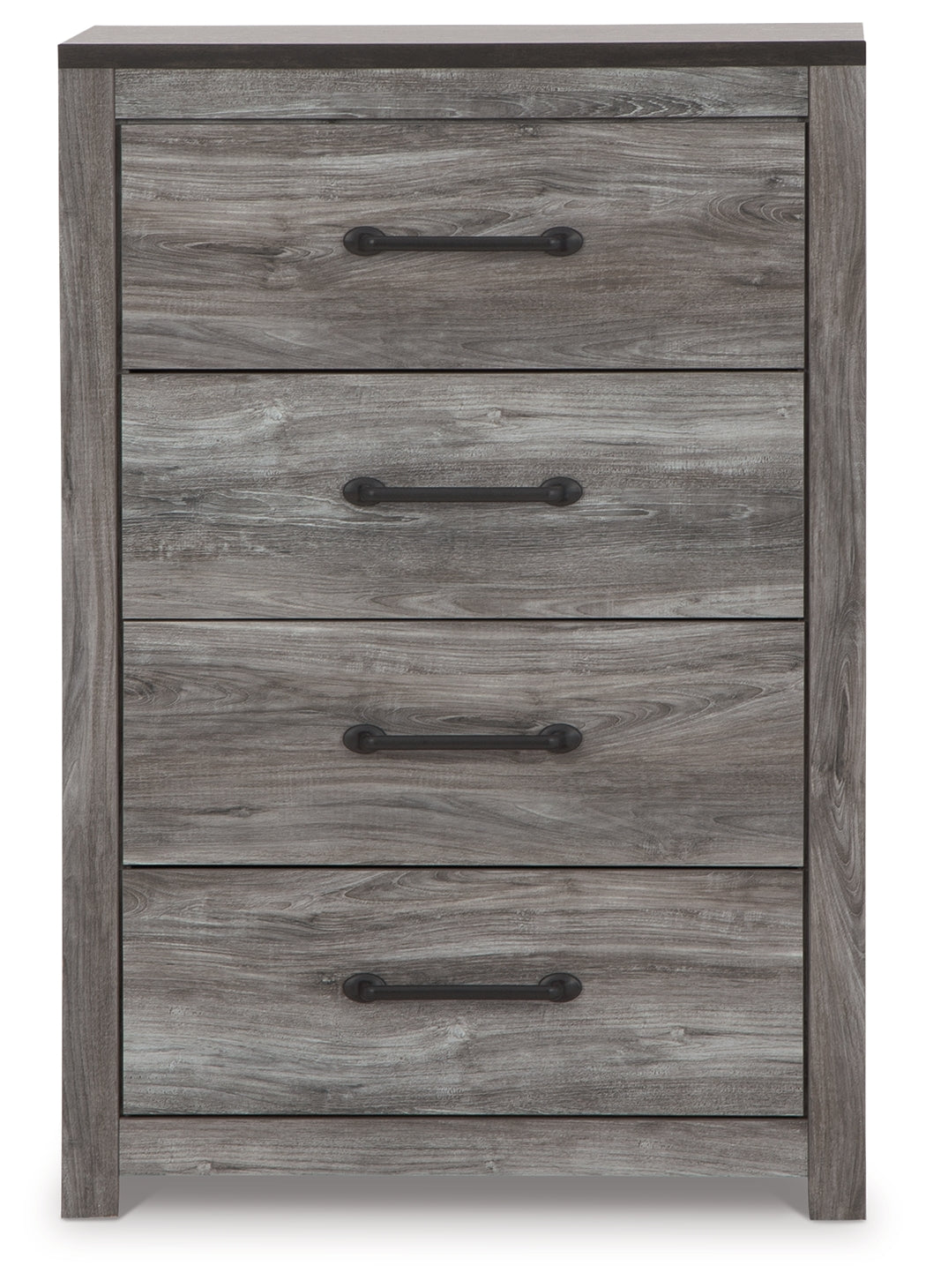 Bronyan King Panel Bed, Dresser, Mirror, Chest and 2 Nightstands (Bed Size: King)