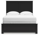 Maribel 4-Piece Full Panel Bed with Mirrored Dresser (Full Panel Rails, Full Panel Headboard/Footboard, Dresser, Bedroom Mirror)