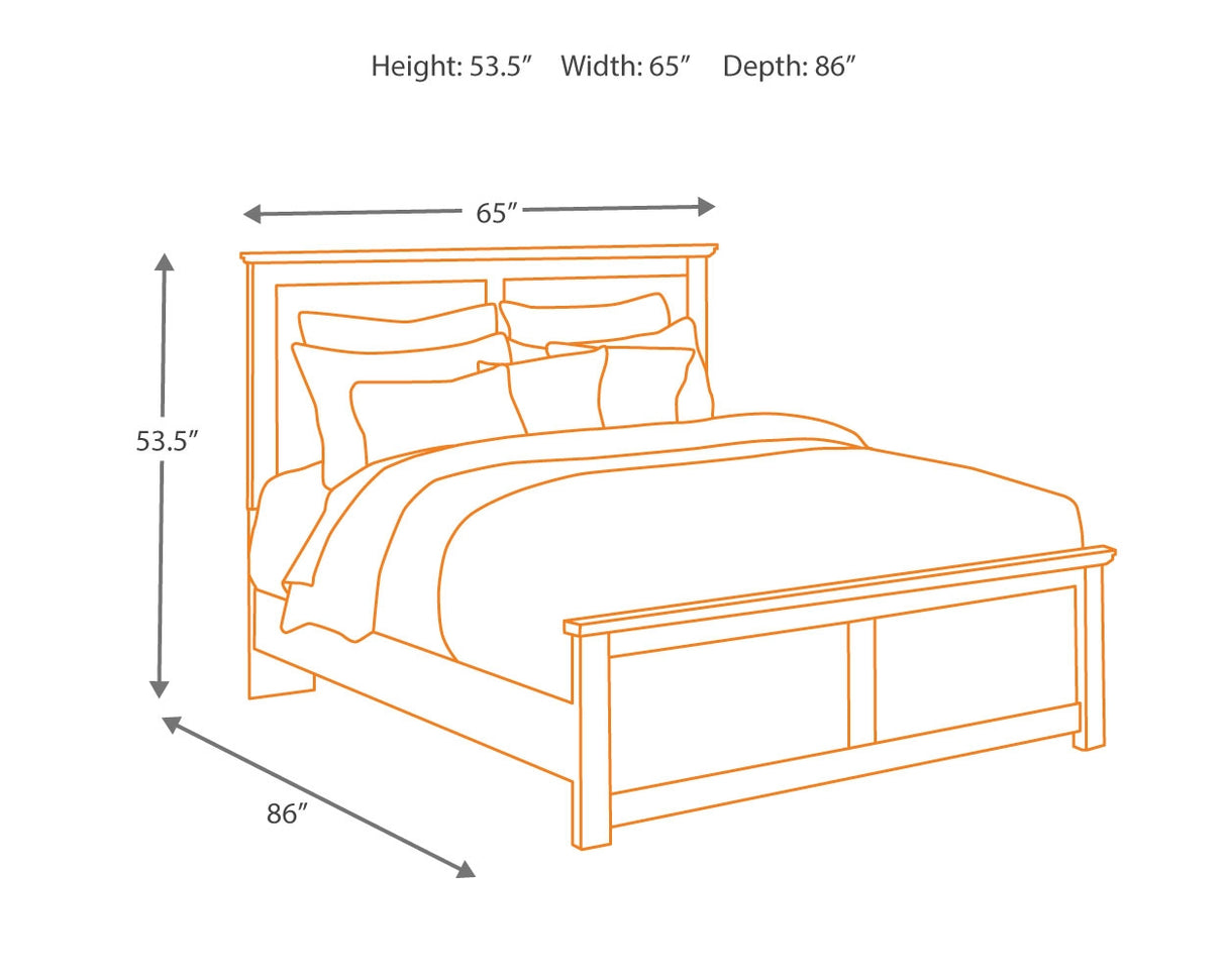 Maribel Queen Panel Headboard (Bed Size: Queen)