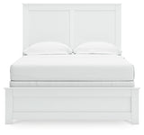 Bostwick Shoals 5-Piece Full Panel Bed with Mirrored Dresser and Nightstand (Full Panel Rails, Full Panel Headboard/Footboard, Dresser, Bedroom Mirror, Nightstand)