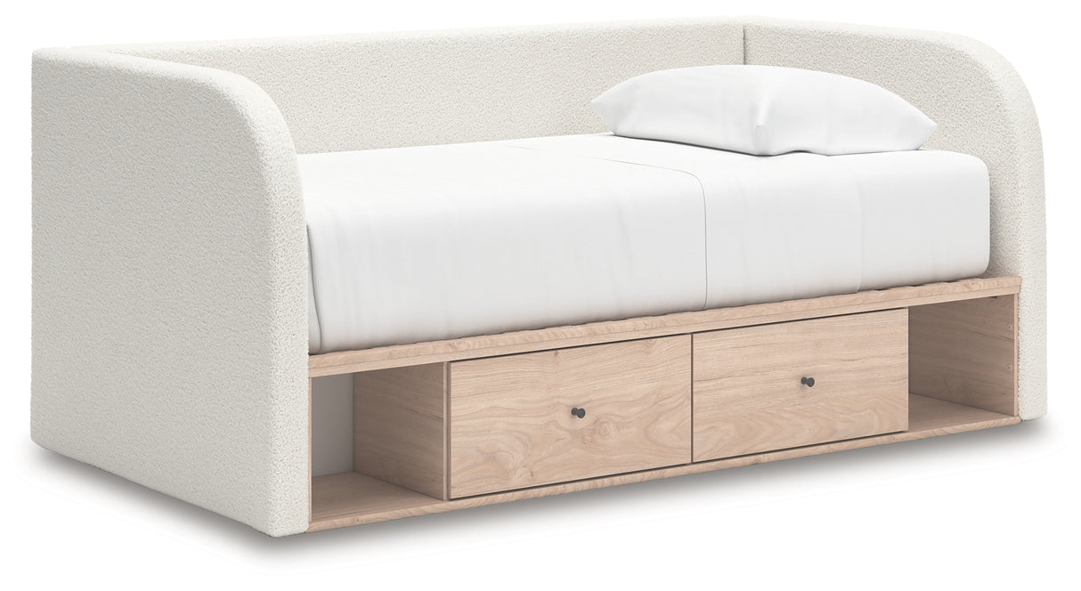 Arloster Twin Upholstered Day Bed with Storage (Bed Size: Twin)