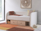 Arloster Twin Upholstered Day Bed with Storage (Bed Size: Twin)