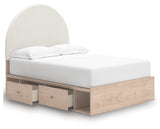 Arloster Full Upholstered Panel Bed with Storage (Bed Size: Full)
