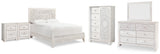 Paxberry Queen Panel Bed, Dresser, Mirror, Chest and 2 Nightstands