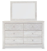 Paxberry Queen Panel Bed, Dresser and Mirror (Bed Size: Queen)