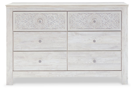 Paxberry Queen Panel Bed and Dresser
