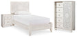 Paxberry Twin Panel Bed, Chest and Nightstand (Bed Size: Twin)