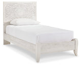 Paxberry Twin Panel Bed and Nightstand (Bed Size: Twin)
