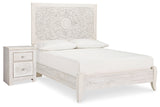 Paxberry Full Panel Bed and Nightstand