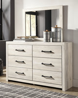 Cambeck Panel Storage Bed, Dresser, Mirror and Nightstand (Bed Size: Queen)