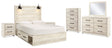 Cambeck Queen Panel Storage Bed, Dresser, Mirror, 2 Chests and 2 Nightstands