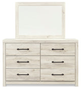Cambeck Panel Storage Bed, Dresser, Mirror and Nightstand (Bed Size: Queen)