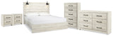 Cambeck King Panel Bed, Dresser, Chest and 2 Nightstands