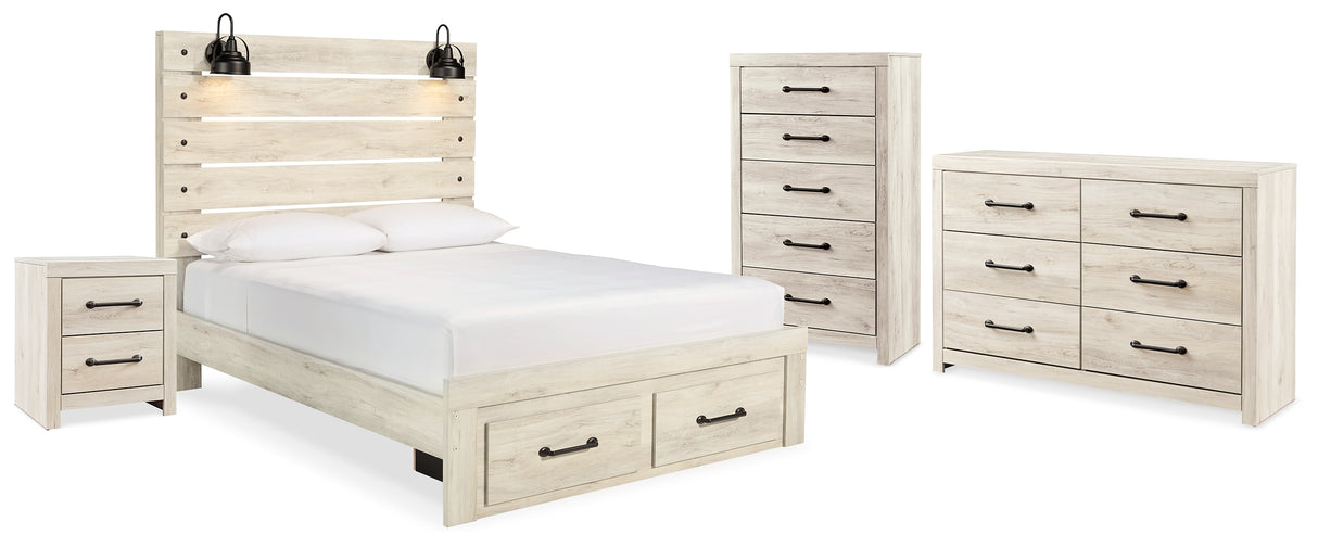 Cambeck Queen Storage Bed, Dresser, Chest and Nightstand