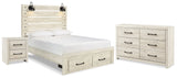 Cambeck Queen Panel Storage Bed, Dresser and Nightstand (Bed Size: Queen)