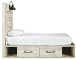 Cambeck Twin Storage Bed, Dresser, Mirror and Nightstand