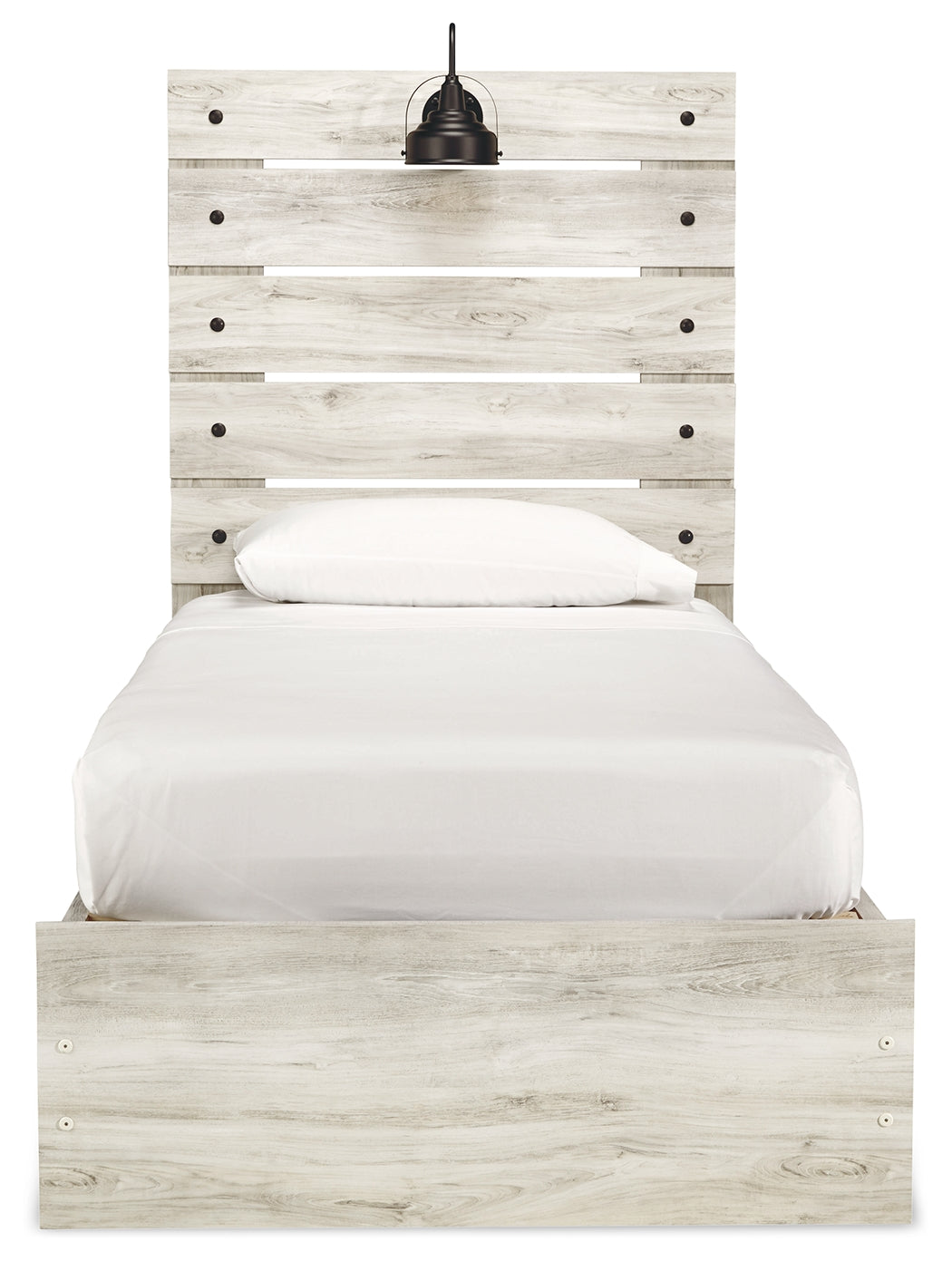 Cambeck Panel Bed with Storage, Dresser, Mirror, Chest and 2 Nightstands (Bed Size: Twin)