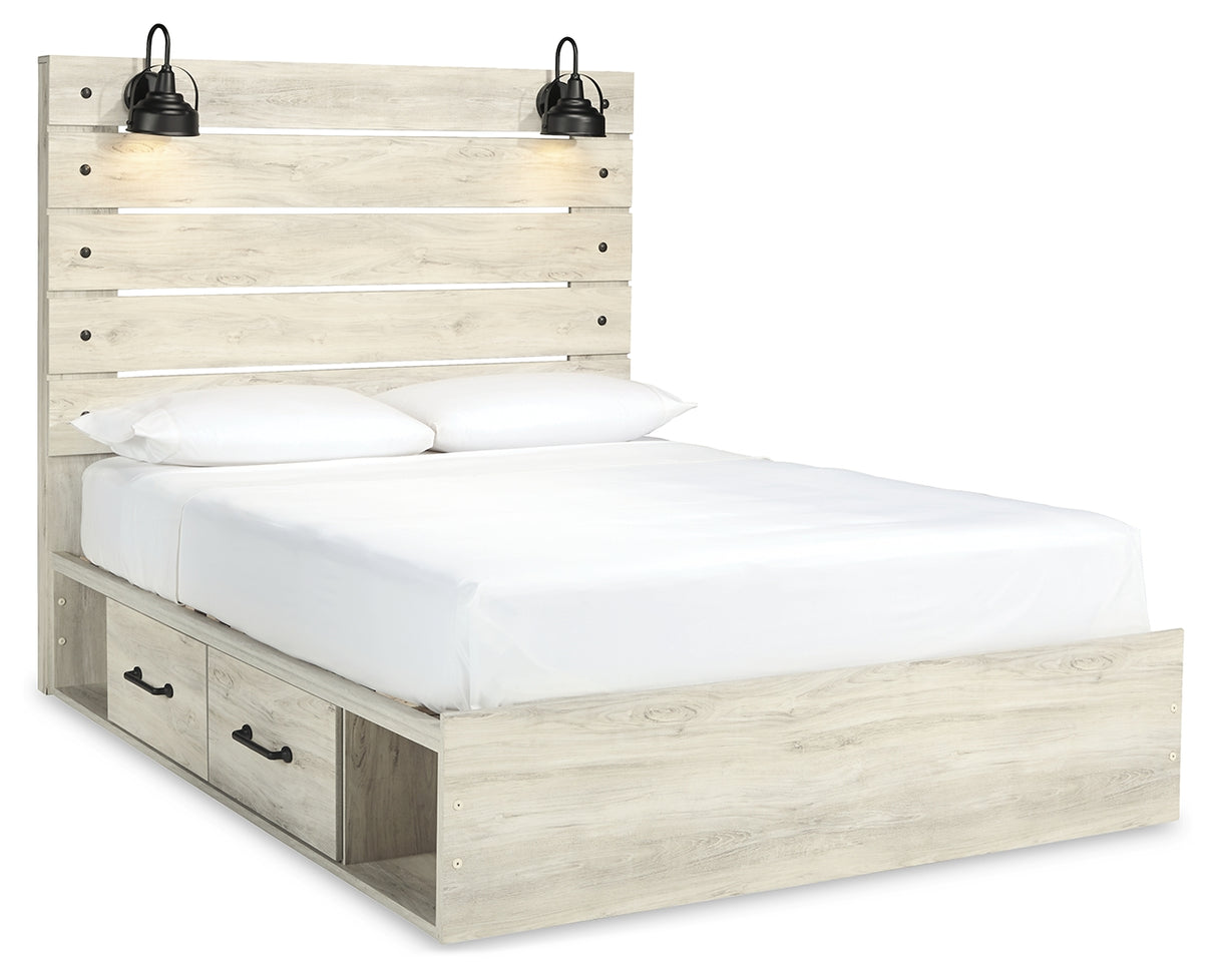 Cambeck Queen Panel Bed with 2 Storage Drawers (Bed Size: Queen)
