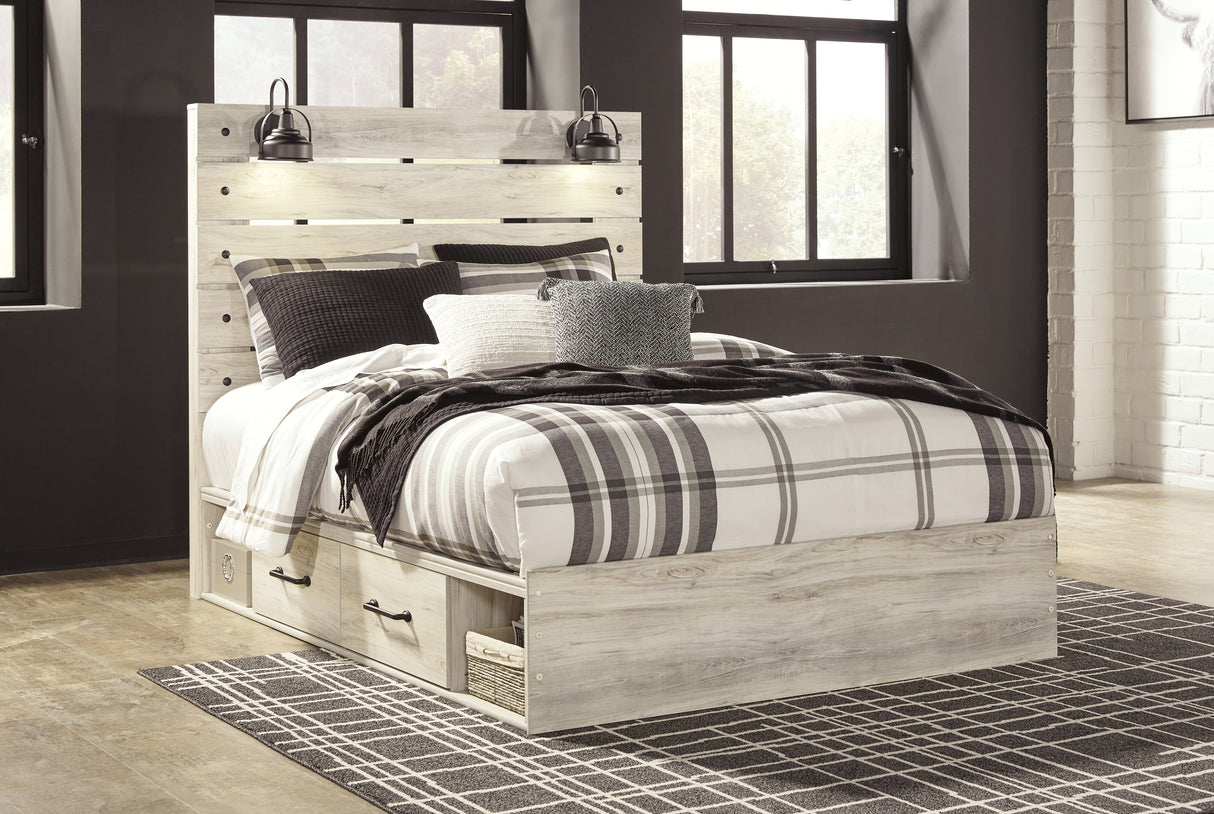 Cambeck Queen Storage Bed, Chest and 2 Nightstands