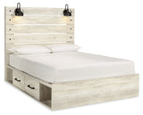 Cambeck Queen Panel Bed with 4 Storage Drawers (Bed Size: Queen)