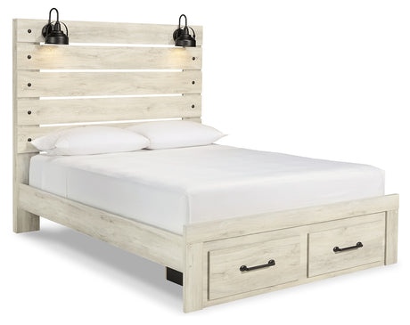 Cambeck Queen Panel Bed with 2 Storage Drawers (Bed Size: Queen)