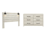 Cambeck 2-Piece King Panel Headboard with Dresser (Dresser, King Panel Headboard)