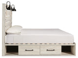 Cambeck King Panel Bed with Storage, Dresser, Mirror, Chest and 2 Nightstands (Bed Size: King)