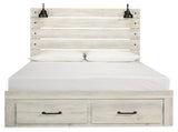 Cambeck King Storage Bed, Dresser, Mirror and 2 Nightstands (Bed Size: King)