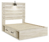 Cambeck Full Panel Bed with 2 Storage Drawers