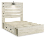 Cambeck Queen Panel Bed with 4 Storage Drawers (Bed Size: Full)