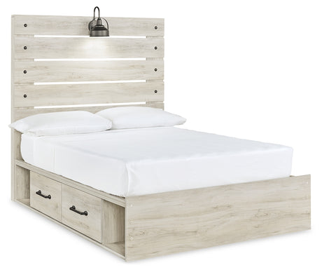 Cambeck Queen Panel Bed with 4 Storage Drawers (Bed Size: Full)