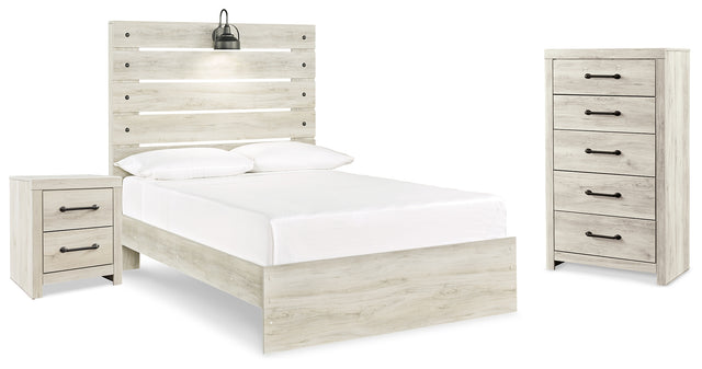 Cambeck Full Panel Bed, Chest and Nightstand