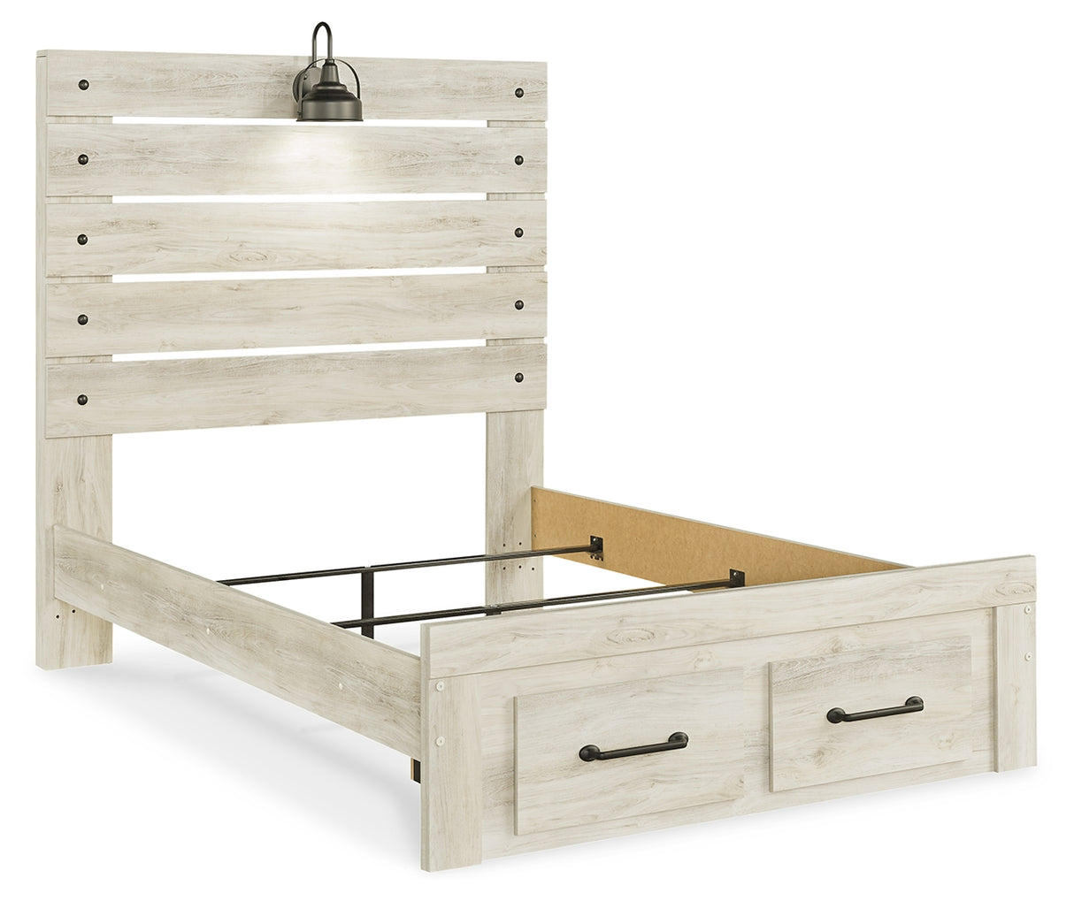 Cambeck Queen Panel Bed with 2 Storage Drawers (Bed Size: Full)