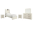 Cambeck 7-Piece Twin Panel Bed with Mirrored Dresser and 2 Nightstands (Dresser, Bedroom Mirror, Twin Panel Footboard, Twin Panel Headboard, Twin Panel Rails, Nightstand, Nightstand)